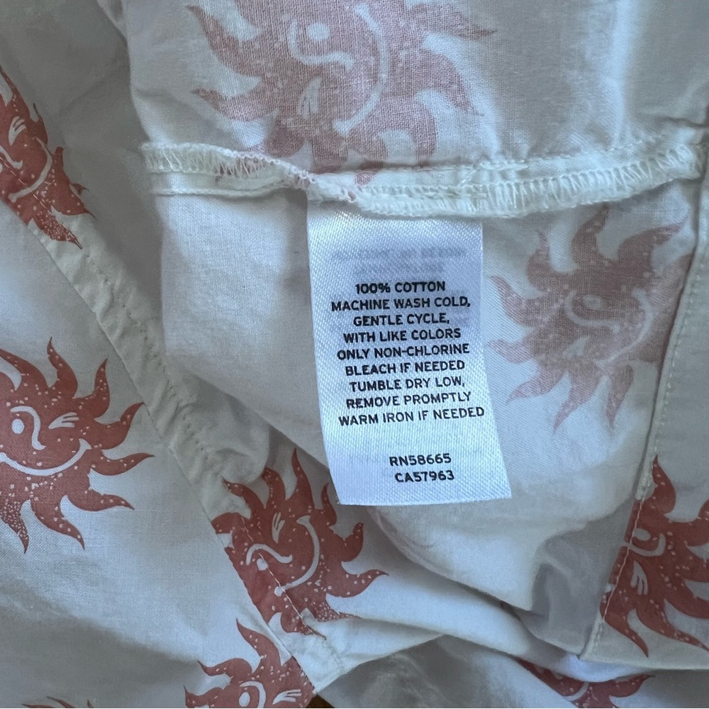 Nordstrom Sun Pattern button down Shirt - Picture 6 of 6